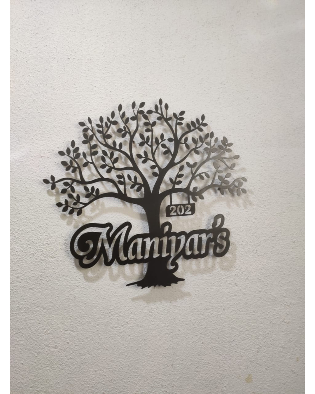 Riddhi Siddhi Art Creations - Photo Customized Family Nameplate